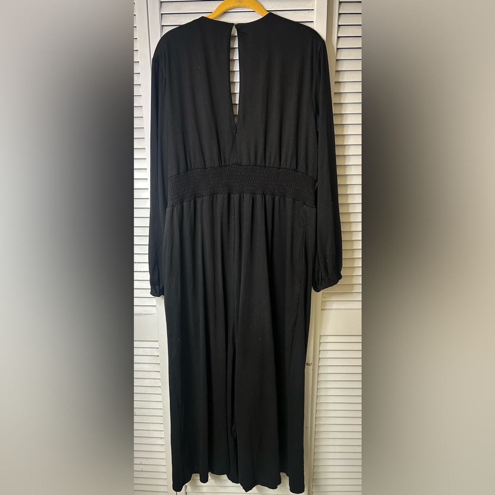 Anthropologie Black Long Sleeve Jumpsuit Size XL - Picture 3 of 3